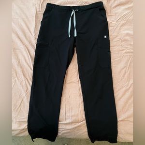 Figs Yola Skinny Scrub Pants Black